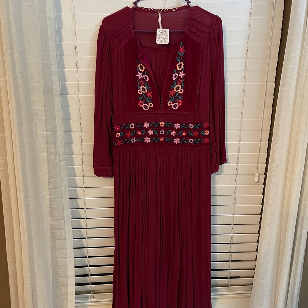 Free People Ankle Length Dress NWT